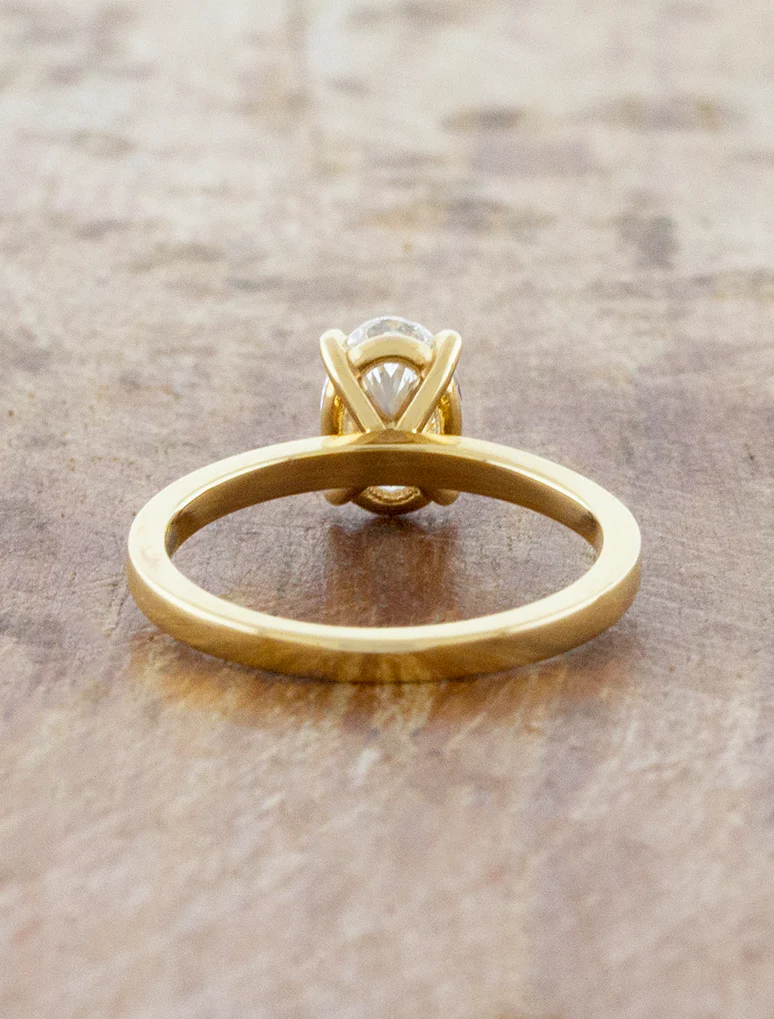 Mackena - 1.01ct Oval Lab Grown Diamond - Image 3